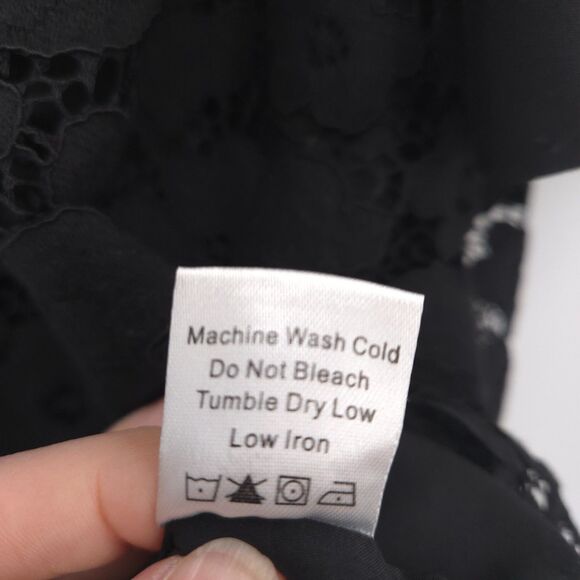 Tuckernuck NWT Black Lace Willow Blouse Size XXXL popover tunic top - Picture 13 of 15